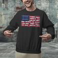 America US Flag Books Library Reading For Book Lover Reader Unisex Sweatshirt