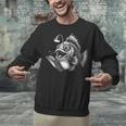 Anglerfish Reading Book Art Unisex Sweatshirt