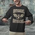 Antisocial Butterfly Quote Socially Selective Introvert Unisex Sweatshirt Antisocial Butterfly Quote Socially Selective Introvert Unisex Sweatshirt