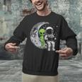 Astronaut Reading Book To Alien Moon Space Women Kids Men Unisex Sweatshirt Astronaut Reading Book To Alien Moon Space Women Kids Men Unisex Sweatshirt
