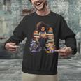 Back To School Afro Melanin Girl Reading Book Bookworm Unisex Sweatshirt Back To School Afro Melanin Girl Reading Book Bookworm Unisex Sweatshirt