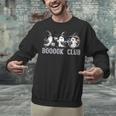 Boo Ghost Books Book Club Halloween Women School Teacher Unisex Sweatshirt