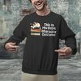 This Is My Book Character Costume Cat Men Women Kids Reading Unisex Sweatshirt This Is My Book Character Costume Cat Men Women Kids Reading Unisex Sweatshirt