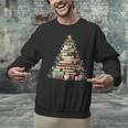 Book Christmas Tree Books Lovers Xmas Teacher Men Women Kids Unisex Sweatshirt