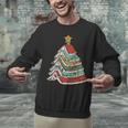 Book Christmas Tree For Librarians Book Lovers Unisex Sweatshirt