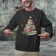 Book Christmas Tree Teacher Book Lover Crew Neck Modern Classic Christmas Small Short Sleeve -Adults -Kids Unisex Sweatshirt Book Christmas Tree Teacher Book Lover Crew Neck Modern Classic Christmas Small Short Sleeve -Adults -Kids Unisex Sweatshirt
