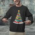 Book Christmas Tree Xmas Lights Book Lover Teacher Librarian Unisex Sweatshirt Book Christmas Tree Xmas Lights Book Lover Teacher Librarian Unisex Sweatshirt