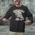 Book Dinosaur Bookworm T-Rex Dino Reading Books Book Unisex Sweatshirt