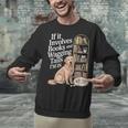 Book And Dog Lover Bookworm Reader Book Lover Unisex Sweatshirt