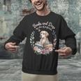 Book And Dog Lover Reading Humor Librarian Unisex Sweatshirt