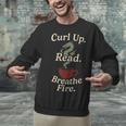Book Dragon Fantasy Reader Cozy Reading Book Lover Dragon Unisex Sweatshirt Book Dragon Fantasy Reader Cozy Reading Book Lover Dragon Unisex Sweatshirt