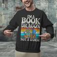 Im a Book Dragon Not a Worm Dragon Unisex Sweatshirt Im a Book Dragon Not a Worm Dragon Unisex Sweatshirt