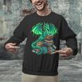 Book Dragon Reading Fantasy Unisex Sweatshirt