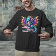 Book Dragon Reading Unisex Sweatshirt