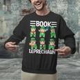 Book Leprechaun St Patrick's Day Library Librarian Reading Unisex Sweatshirt Book Leprechaun St Patrick's Day Library Librarian Reading Unisex Sweatshirt