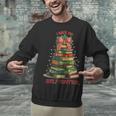 Book Lover Christmas Tree I Have No Shelf Control Unisex Sweatshirt