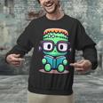 Book Lover Frankenstein's Monster With Reading Glasses Unisex Sweatshirt Book Lover Frankenstein's Monster With Reading Glasses Unisex Sweatshirt