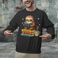 Book Lover Sloth Reading Bookish Library Read Books Be Kind Unisex Sweatshirt