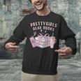 Book Lover's Pretty Girl's Read Books Unisex Sweatshirt