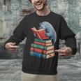 Book Reading Book Reader Manatees Sea Animal Sea Cow Manatee Unisex Sweatshirt