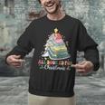 All Booked For Christmas Book Tree Lights Christmas Library Unisex Sweatshirt All Booked For Christmas Book Tree Lights Christmas Library Unisex Sweatshirt