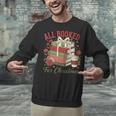All Booked For Christmas Coquette Xmas Book Club Book Lovers Unisex Sweatshirt All Booked For Christmas Coquette Xmas Book Club Book Lovers Unisex Sweatshirt