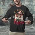 All Booked For Christmas Dragon Unisex Sweatshirt