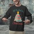 All Booked For Christmas Tree Book Bookish Christmas Unisex Sweatshirt All Booked For Christmas Tree Book Bookish Christmas Unisex Sweatshirt