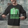 All Booked For St Patrick's Day Book Lover Lucky Shamrock Unisex Sweatshirt