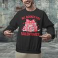 All Booked For Valentine Bow Books Lover Teacher Girl Women Unisex Sweatshirt All Booked For Valentine Bow Books Lover Teacher Girl Women Unisex Sweatshirt