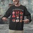 All Booked For Valentine Coquette Bow Girl Women Teacher Unisex Sweatshirt