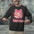 All Booked For Valentine Cute Pink Book Lover Aesthetic Unisex Sweatshirt