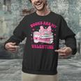 All Booked For Valentines Book Reading Coquette Bow Unisex Sweatshirt