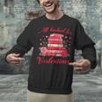 All Booked For Valentines Librarian Book Lover Teacher Unisex Sweatshirt
