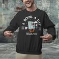 Bookish Mental Health Book A Day Retro Read More Book Unisex Sweatshirt