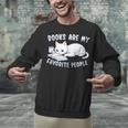 Books Are My Favorite People Cat With Coffee Mug Book Lovers Unisex Sweatshirt Books Are My Favorite People Cat With Coffee Mug Book Lovers Unisex Sweatshirt