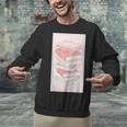Books Flowers Art Flower Stack Pastel Feminine Unisex Sweatshirt