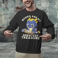 Books Are My Greatest Treasure Kawaii Dragon Reading Books Unisex Sweatshirt Books Are My Greatest Treasure Kawaii Dragon Reading Books Unisex Sweatshirt