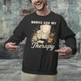 Books Are My Therapy Cozy Reading Chair Artwork Unisex Sweatshirt Books Are My Therapy Cozy Reading Chair Artwork Unisex Sweatshirt