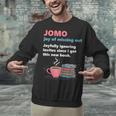 Books Saying JOMO Joy Of Missing Out For Bookworms Unisex Sweatshirt Books Saying JOMO Joy Of Missing Out For Bookworms Unisex Sweatshirt