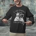 I Like My Books Spicy And My Coffee ICY Unisex Sweatshirt
