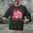 Books Are My Valentine Book Lover Heart Matching Party Unisex Sweatshirt