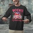 Books Are My Valentine Coquette Bow Book Flower Girl Women Unisex Sweatshirt Books Are My Valentine Coquette Bow Book Flower Girl Women Unisex Sweatshirt