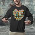 Bookshelf Heart Unisex Sweatshirt Bookshelf Heart Unisex Sweatshirt