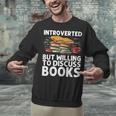 Bookworm Art For Men Women Book Reading Lover Bookish Unisex Sweatshirt