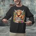 Bookworm Cute Highland Cow Reading Book Unisex Sweatshirt Bookworm Cute Highland Cow Reading Book Unisex Sweatshirt