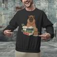 Capybara Glasses Reading Books Capybara Nerd Bookworm Unisex Sweatshirt Capybara Glasses Reading Books Capybara Nerd Bookworm Unisex Sweatshirt