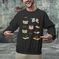Cats Reading Books Cat Lover Unisex Sweatshirt Cats Reading Books Cat Lover Unisex Sweatshirt