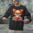 Chihuahua Reading a Book Dog Unisex Sweatshirt