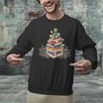 Christmas Book Reading Reader Xmas Bibliophile -Adult Christmas Tree Book Modern Unisex Sweatshirt Christmas Book Reading Reader Xmas Bibliophile -Adult Christmas Tree Book Modern Unisex Sweatshirt